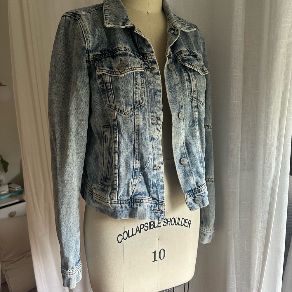 Free People Blue Jean Jacket - M